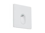 PAULMANN LED Wandleuchte "Einbauleuchte eckig Weiß 1,7W", weiß, 1, H: 7,8cm, 1 Stk., Leuchten, LED Wandleuchte