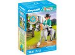 Konstruktions-Spielset PLAYMOBIL "Turnierreiterin (71641), Horses of Waterfall", bunt, Spielbausteine, Kinder, Kunststoff, Konstruktions-Spielset, Made in Europe