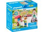 Konstruktions-Spielset PLAYMOBIL "Büchertausch für Leseratten (71511), My Life", bunt, Spielbausteine, Kinder, Kunststoff, Konstruktions-Spielset, Made in Europe