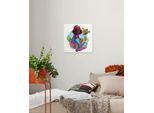 Leinwandbild KOMAR "Disney Ariel Baby Mermaid", bunt (farbe bild(er): bunt), Disney, 1 Stk., Vlies, Bilder, Leinwandbild, 40 x 40 cm (Breite x Höhe) - Kinderzimmer, Dekoration