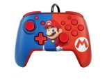 Gamepad "Mario REMATCH", blau (blau, rot), PDP - PERFORMANCE DESIGNED PRODUCTS, Spielecontroller, Gamepad