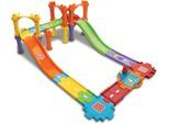 Spiel-Parkplatz VTECH "Tut Tut Baby Flitzer - Straßen- und Brückenset, Erweiterungsset", bunt, Fahrzeug-Spielwelten, KinderB:37cm T:60cm, Kunststoff, Spiel-Parkplatz, B:37cm T:60cm