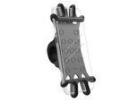 HAMA Smartphone-Halterung "Fahrrad-Handyhalterung "Flexible", universal für Lenkerstange", schwarz, B:9cm H:4cm T:19,5cm, Gerätehalterungen, Smartphone-Halterung
