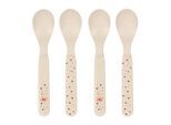 Kinderbesteck LÄSSIG "Kinderlöffel 13,5 4er Set", bunt (little water schwan), Essbesteck-Sets, Kinderbesteck