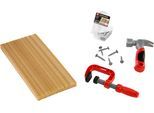 Kinder-Hammer LITTLE TIKES "Creative Construction - Hammer- und Nagelset", rot (bunt), Spielwerkzeug, Kinder, Kinder-Hammer