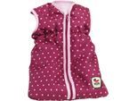 Puppen Schlafsack CHIC2000 "Brombeere", schwarz (brombeere), Puppenausstattungen, KinderB:27cm H:2cm T:45cm, Polyester, Puppen Schlafsack, B:27cm H:2cm T:45cm