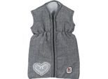 Puppen Schlafsack CHIC2000 "Brombeere", grau (jeans grau), Puppenausstattungen, KinderB:27cm H:2cm T:45cm, Polyester, Puppen Schlafsack, B:27cm H:2cm T:45cm