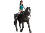 Spielfigur SCHLEICH "HORSE CLUB, Lisa & Storm (42712)", bunt, Spielfiguren, Kinder, Kunststoff, Spielfigur, Made in Europe