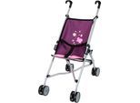 Puppenbuggy BAYER "Schmetterling", lila (lila schmetterling), Puppenwagen, KinderB:27cm H:56cm T:47cm, Puppenbuggy, B:27cm H:56cm T:47cm