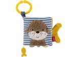 Greifspielzeug FEHN "Otter Theo, Stoffbuch Otter", bunt, Greifspielzeug, BabyB:11cm H:11cm, Greifspielzeug, B:11cm H:11cm