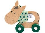 Greifspielzeug EICHHORN "Baby HiPP Schiebe-Esel", bunt, Greifspielzeug, Baby, FSC-zertifiziertes Holz, Plüsch, Silikon, Greifspielzeug
