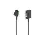 HAMA Telefonkabel "Verlängerungskabel TAE-U-Stecker - TAE-U-Kupplung 6m", schwarz, 600cmcm, Kabel, Telefonkabel