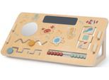 Motorikbrett MUSTERKIND "Motorik-Board Abelia, Ocean", beige (natur), Motorikspielzeug, BabyB:54cm H:27cm T:18cm, Holz, Motorikbrett, aus Holz, B:54cm H:27cm T:18cm