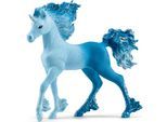 Spielfigur SCHLEICH "BAYALA, Elementa Wasserflammeneinhorn Fohlen (70758)", blau, Spielfiguren, Kinder, Kunststoff, Spielfigur