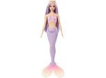 Meerjungfrauenpuppe BARBIE "Meerjungfrau", lila, Puppen, Kinder, Meerjungfrauenpuppe, mit lilafarbenem Haar
