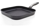 Steakpfanne KRÜGER "Aluguss Grill-Steakpfanne DELTA, 28 x 28 cm", schwarz, B:28cm H:4,5cm L:28cm, Pfannen, Steakpfanne, für Induktions-Kochfelder geeignet