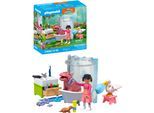 Konstruktions-Spielset PLAYMOBIL "Tierischer Badespaß (71950), Animals & Friends", bunt, Spielbausteine, Kinder, Kunststoff, Konstruktions-Spielset, Made in Europe