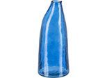 Dekovase CREATIV HOME "Vase", royalblau, H:28cm Ø:11,5cm, Vasen, Dekovase, mit durchbrochenem Design