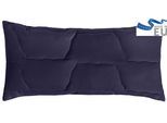 Microfaserkissen OTTO HOME "Microlux Kopfkissen 40x80 cm, 80x80 cm", blau, B:40cm L:80cm, Bezug: 100% Polyester. Füllung: 100% Polyester, Kopfkissen, Microfaserkissen, Kissen, in den Farben: weiß, blau, rosa & grün