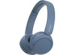 SONY On-Ear-Kopfhörer "WHCH520", blau, B:17,2cm H:22,8cm T:4,4cm, Kopfhörer, 200 Std. Max. Akkulaufzeit (Standby), On-Ear-Kopfhörer