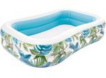 Planschbecken INTEX "»TROPICAL SWIM CENTER FAMILY POOL«", bunt, B:152cm H:48cm L:229cm, 6-phtalafreies PVC, Planschbecken, Planschbecken, BxLxH: 152x229x48 cm