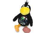 Kuscheltier JAMARA "Sternenlicht - Der kleine Rabe Socke", bunt (schwarz, bunt), Plüschfiguren, KinderB:33cm H:37cm T:20cm, Plüsch, Kuscheltier, mit Sternenhimmel Projektion und Melodien; offiziel lizenziert, B:33cm H:37cm T:20cm