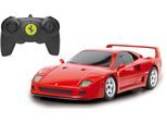 RC-Auto JAMARA "Deluxe Cars, Ferrari F40, 1:24, rot, 2,4GHz", rot, Fernlenkfahrzeuge, KinderB:8,5cm H:4,8cm T:18,7cm, RC-Auto, B:8,5cm H:4,8cm T:18,7cm