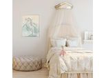 Wandbild KOMAR "Disney Frozen Blue Lights", blau (farbe bild(er): beige,blau), Disney, 1 Stk., Vlies, Bilder, Wandbild, 40 x 50 cm (Breite x Höhe) - Kinderzimmer, Dekoration
