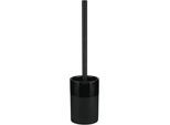 WC-Garnitur KLEINE WOLKE "» Deep«", schwarz, B:9,2cm H:36,5cm L:9,2cm, Keramik, Reinigungsbürsten, WC-Garnitur