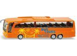 Spielzeug-Bus SIKU "SIKU Super, Mercedes-Benz Travego Reisebus (3738)", orange, Spielzeugfahrzeuge, KinderB:6cm H:7cm T:26cm, Kunststoff, Metall, Spielzeug-Bus, B:6cm H:7cm T:26cm