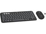LOGITECH Tastatur "Pebble 2 Combo", graphit, B:27,9cm H:1,6cm T:12,4cm, Tastaturen, Tastatur