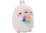 Kuscheltier NICI "Molang mit Regenbogenblume, 24 cm", weiß, Plüschfiguren, KinderB:14,5cm H:24cm L:14,5cm, Polyester, Kuscheltier, in Geschenkverpackung, B:14,5cm H:24cm L:14,5cm