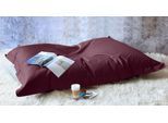 Sitzsack KINZLER "Sylt", lila (pflaume), B:130cm H:15cm, Baumwolle, Sitzsäcke, Sitzsack, Uni Farben, Bezug aus Baumwolle, ideal im Wohnzimmer & Kinderzimmer