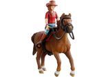 Spielfigur SCHLEICH "HORSE CLUB, Hannah & Cayenne (42711)", bunt, Spielfiguren, Kinder, Kunststoff, Spielfigur, Made in Europe