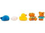 Badespielzeug HAPE "Teddy und seine Freunde", bunt, Wasserspielzeuge, Baby, Kunststoff, Badespielzeug