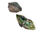 Actionfigur MATTEL "Jurassic World Micro Compact - Species 1", braun (bunt), Spielfiguren, Kinder, Kunststoff, Actionfigur
