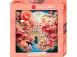 Puzzle HEYE "White Castle / Paper-Like", bunt, Puzzles, KinderB:65cm H:65cm, Pappe, Motiv, Puzzle, Made in Germany, B:65cm H:65cm