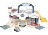 Spiel-Parkgarage SMOBY "Little Smoby, Multi-Garage", blau, Fahrzeug-Spielwelten, KinderB:56cm H:32cm T:29cm, Kunststoff, Spiel-Parkgarage, inklusive 1 Mini-Flitzer, B:56cm H:32cm T:29cm