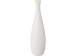 Dekovase CREATIV HOME "Vase", weiß, H:40cm Ø:11,5cm, Vasen, Dekovase, mit durchbrochenem Design