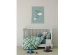 Wandbild KOMAR "Disney Dumbo Sky`s the Limit", blau (farbe bild(er): blau), Disney, 1 Stk., Vlies, Bilder, Wandbild, 40 x 50 cm (Breite x Höhe) - Kinderzimmer, Dekoration