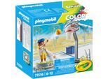 Konstruktions-Spielset PLAYMOBIL "Skater mit Basketball (71516), Color", bunt, Spielbausteine, Kinder, Kunststoff, Konstruktions-Spielset, Made in Europe