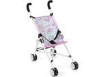 Puppenbuggy CHIC2000 "Roma, Mini-Buggy", bunt (flowers), Puppenwagen, KinderB:29cm H:57cm T:50cm, Kunststoff, Metall, Stoff, Puppenbuggy, B:29cm H:57cm T:50cm