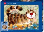 Puzzle HEYE "At the Cat / Look Closely", bunt, Puzzles, KinderB:50cm H:70cm, Pappe, Motiv, Puzzle, Made in Germany, B:50cm H:70cm