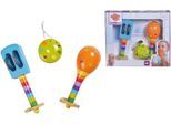 Spielzeug-Musikinstrument EICHHORN "Musikset mit Maracas", bunt, Spielzeug-Musikinstrumente, Kinder, Holz, Spielzeug-Musikinstrument