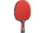 Tischtennisschläger JOOLA "Rosskopf Classic", rot (dunkelgrau, rot), Tischtennisschläger, KinderB:153mm L:256mm T:14mm, Tischtennisschläger, B:153mm L:256mm T:14mm
