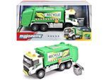 Spielzeug-Müllwagen MAJORETTE "Volvo FMX Garbage Collector", grün, Spielzeugfahrzeuge, KinderT:19cm, Spielzeug-Müllwagen, T:19cm
