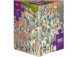 Puzzle HEYE "Mobile Zombies", bunt, Puzzles, KinderB:50cm H:70cm, Pappe, Motiv, Puzzle, Made in Europe, B:50cm H:70cm