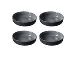 Schale RITZENHOFF & BREKER "Schalen Jasper ø 19.0 cm 4er Set", schwarz, L:19cm, Schüsseln, Schale