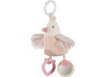 Greifspielzeug FEHN "feehnLAND, Activity-Vogel", rosa (rose), Greifspielzeug, BabyB:13cm H:23cm, Greifspielzeug, zur Befestigung an Kinderwagen, Babyschale oder Bett, B:13cm H:23cm