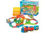 Spielwelt VTECH "Tut Tut Baby Flitzer - Bunter Bahnhof", bunt, Spielfigurenwelten, KinderB:121,8cm H:25,2cm T:110,3cm, Kunststoff, Spielwelt, mit Licht und Sound, B:121,8cm H:25,2cm T:110,3cm